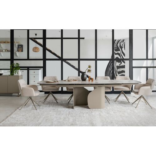 Стілець поворотний R-165 тофу+капучино - Фото №23