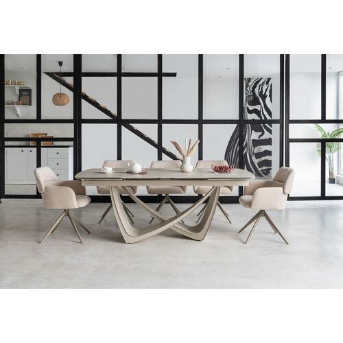 Стілець поворотний R-165 тофу+капучино - Фото №27