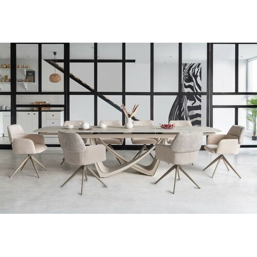 Стілець поворотний R-165 тофу+капучино - Фото №29