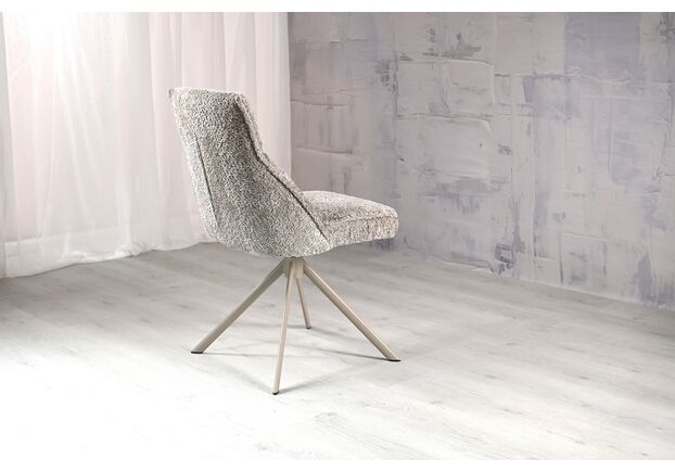 Стул поворотный R-168 жемчужный тауп+капучино - Фото №2