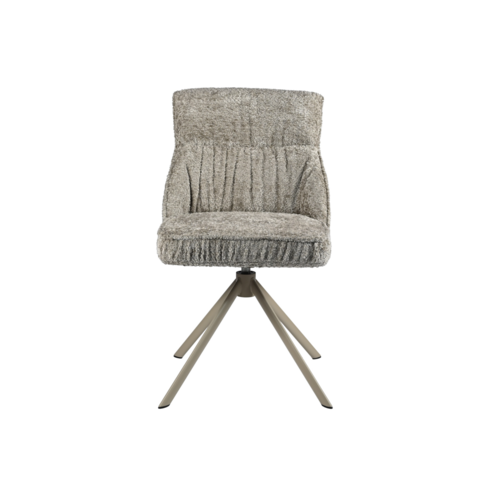 Стул поворотный R-168 жемчужный тауп+капучино - Фото №5