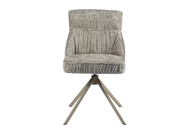 Стул поворотный R-168 жемчужный тауп+капучино - Фото №2