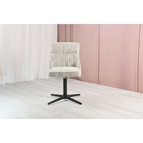 Стул поворотный R-170 серебряный+чёрный - Фото №17