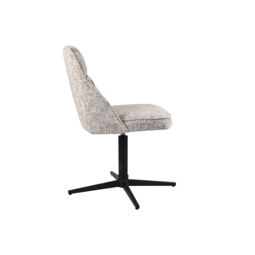 Стул поворотный R-170 серебряный+чёрный - Фото №2