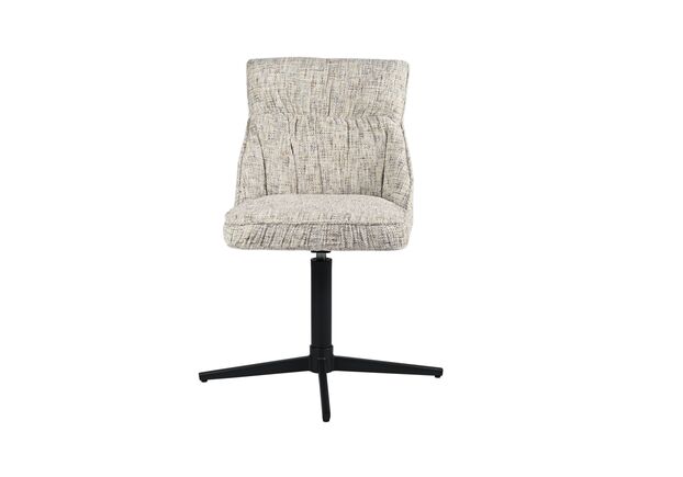 Фото №2. Стул поворотный R-170 серебряный+чёрный - Meblistico Стул поворотный R-170 серебряный+чёрный - Фото №2