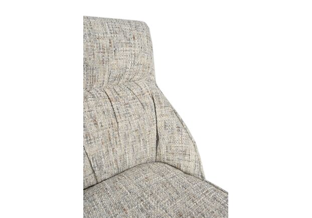 Фото №2. Стул поворотный R-170 серебряный+чёрный - Meblistico Стул поворотный R-170 серебряный+чёрный - Фото №2