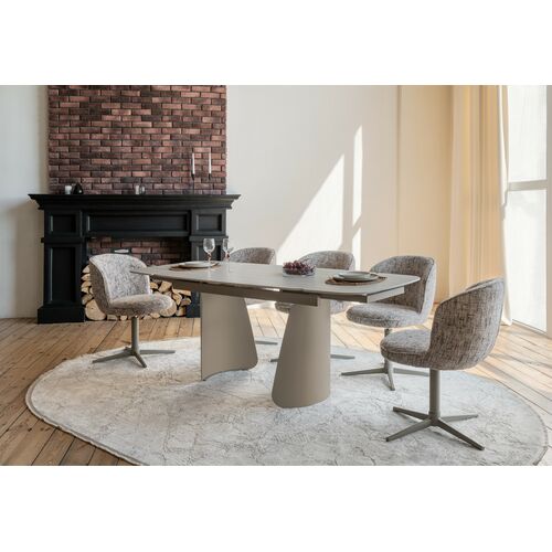 Стул поворотный R-175 карамельный+капучино - Фото №13