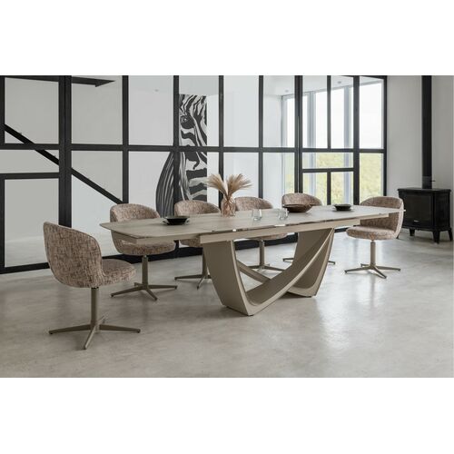 Стул поворотный R-175 карамельный+капучино - Фото №17