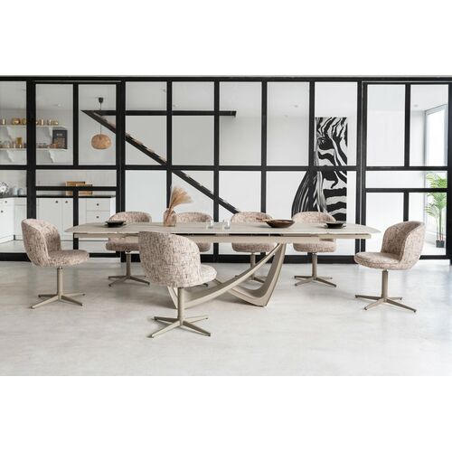 Стул поворотный R-175 карамельный+капучино - Фото №22