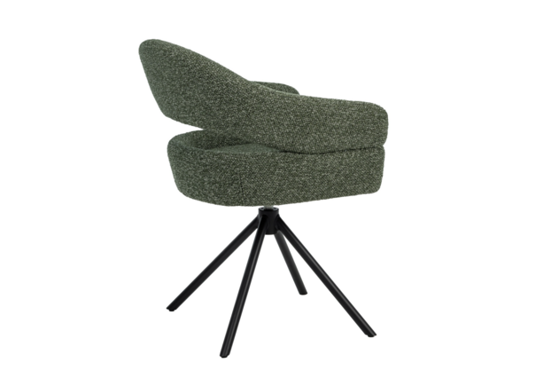 Фото №2. Стілець поворотний R-180 зелений мох+чорний - Meblistico Стілець поворотний R-180 зелений мох+чорний - Фото №2