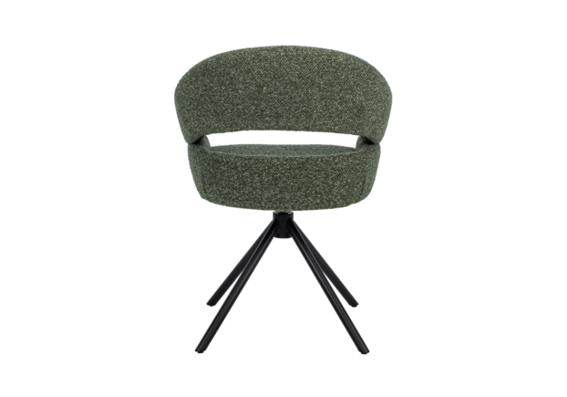 Фото №2. Стілець поворотний R-180 зелений мох+чорний - Meblistico Стілець поворотний R-180 зелений мох+чорний - Фото №2