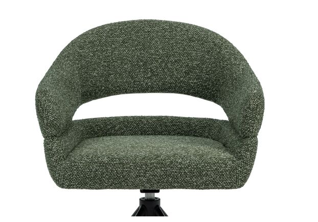 Фото №2. Стілець поворотний R-180 зелений мох+чорний - Meblistico Стілець поворотний R-180 зелений мох+чорний - Фото №2