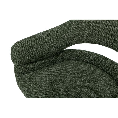 Стілець поворотний R-180 зелений мох+чорний - Фото №8