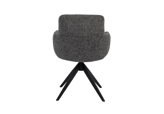 Фото №2. Стул поворотный R-185 антрацит+чёрный - Meblistico Стул поворотный R-185 антрацит+чёрный - Фото №2