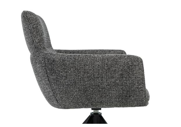 Фото №2. Стул поворотный R-185 антрацит+чёрный - Meblistico Стул поворотный R-185 антрацит+чёрный - Фото №2