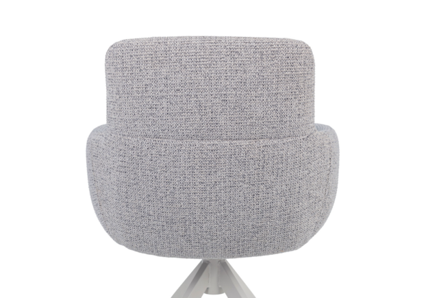 Стілець поворотний R-185 сивий+білий - Фото №2